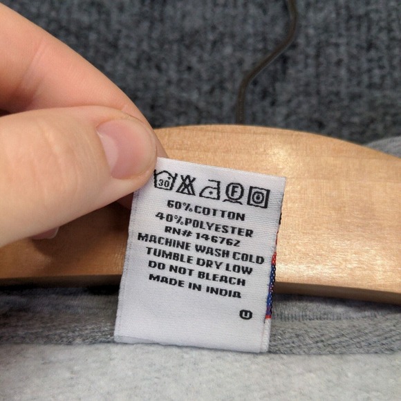 Dimco Apparel Men's Full Zip Hoodie Gray Size L Sharkey's On the Pier Florida - Picture 13 of 13